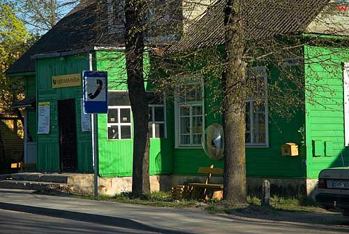 Litwa-Aukstadvaris. Budynek poczty.